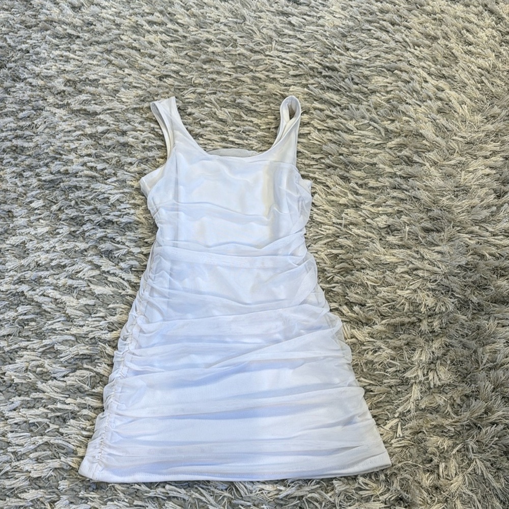 Cheryl Creations’s white mesh dress girls xl